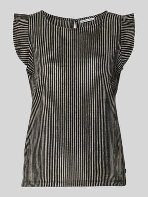 Relaxed fit blouseshirt met structuurmotief Shop The Look MANNEQUINE