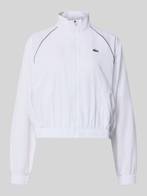Relaxed Fit Trainingsjacke mit Logo-Patch Shop The Look MANNEQUINE