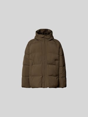 Steppjacke mit Kapuze Shop The Look MANNEQUINE