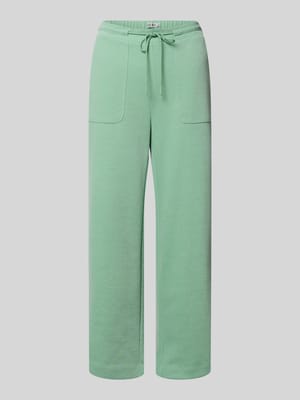 Hose mit elastischem Bund Modell 'KATE PIQUE' Shop The Look MANNEQUINE