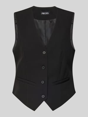 Regular fit gilet met 4-knoopssluiting, model 'BOZZY' Shop The Look MANNEQUINE