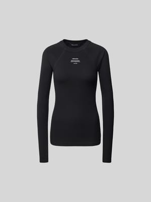 Longsleeve mit Label-Print Shop The Look MANNEQUINE
