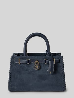 Tote Bag aus echtem Veloursleder Shop The Look MANNEQUINE