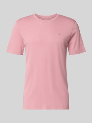 Regular Fit T-Shirt aus reiner Baumwolle Shop The Look MANNEQUINE