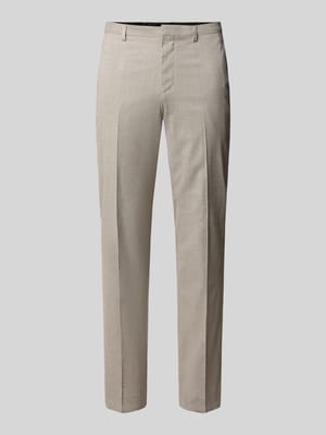extra slim fit pantalon van mix van viscose en scheerwol model 'HESTEN253X' Shop The Look MANNEQUINE
