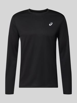 Regular Fit Langarmshirt mit Logo-Print Shop The Look MANNEQUINE