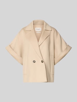 Regular Fit Kurzmantel aus reiner Schurwolle Modell 'NEO' Shop The Look MANNEQUINE