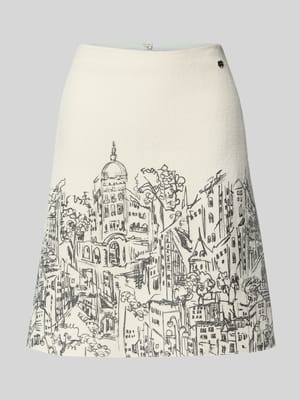 Minirok in all-over look Shop The Look MANNEQUINE