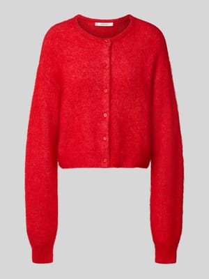 Cardigan aus Woll-Mix mit Knopfleiste Modell 'debbie' Shop The Look MANNEQUINE