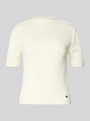 Slim Fit Strickshirt mit Woll-Anteil Modell 'CAROLINE' Shop The Look MANNEQUINE