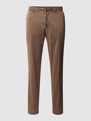 Slim fit chino met Franse steekzakken Shop The Look MANNEQUINE