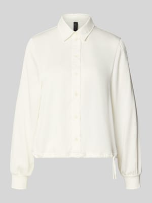 Regular Fit Bluse mit Tunnelzug Shop The Look MANNEQUINE