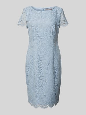 Knielange cocktailjurk met viscose Shop The Look MANNEQUINE