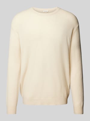 Gebreide pullover met ribboorden, model 'RAXOW' Shop The Look MANNEQUINE