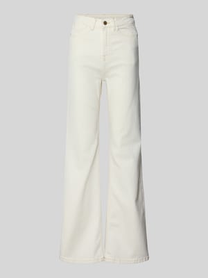 Flared Jeans van katoenmix model 'WILLA' Shop The Look MANNEQUINE