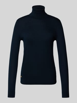Regular Fit Rollkragenpullover mit Seiden-Anteil Modell 'ZOE' Shop The Look MANNEQUINE