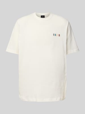 T-Shirt mit Motiv-Stitching Shop The Look MANNEQUINE