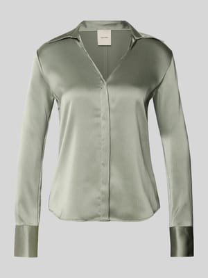 bluzka o kroju regular fit z dekoltem w serek Shop The Look MANNEQUINE
