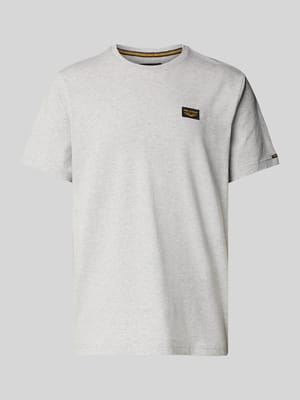 T-Shirt mit Label-Patch Shop The Look MANNEQUINE