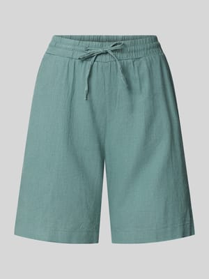 Leinenshorts mit elastischem Bund Modell 'Lava' Shop The Look MANNEQUINE