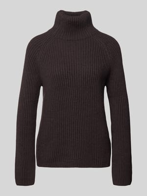 Gebreide pullover met opstaande kraag, model 'ARWEN' Shop The Look MANNEQUINE