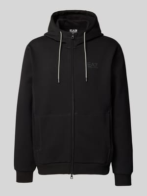 Sweatjacke mit Zweiwege-Reißverschluss Modell 'TRAIN VISIBILTY' Shop The Look MANNEQUINE