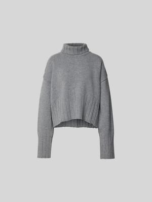 Oversized Pullover aus reiner Wolle Shop The Look MANNEQUINE