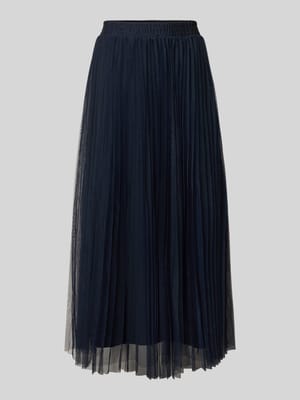 Midirock mit Plisseefalten Shop The Look MANNEQUINE