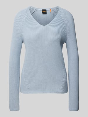 Strickpullover mit U-Boot-Ausschnitt Modell 'Fardin' Shop The Look MANNEQUINE