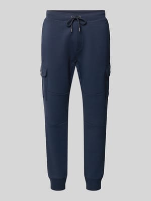 Slim fit sweatpants met cargozakken Shop The Look MANNEQUINE