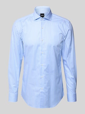 Koszula biznesowa o kroju slim fit z mieszanki bawełny model 'HANK-SP-C1' Shop The Look MANNEQUINE