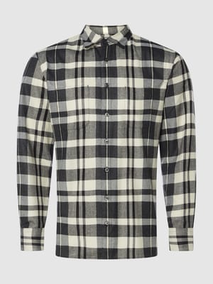 Regular Fit Freizeithemd mit Viskose-Anteil Modell 'Billy' Shop The Look MANNEQUINE