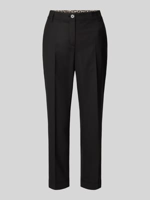 Slim fit pantalon met persplooien Shop The Look MANNEQUINE