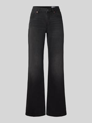 Jeansy w kroju bootcut z mieszanka bawełny model 'ASTA' Shop The Look MANNEQUINE
