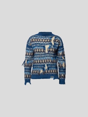 Pullover im Distressed-Look Shop The Look MANNEQUINE