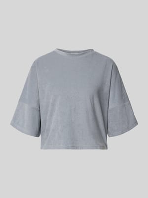 Relaxed Fit T-Shirt in Bouclé-Optik Shop The Look MANNEQUINE