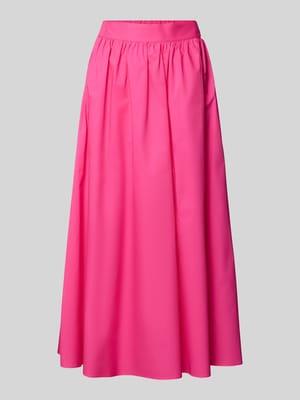 Faltenrock aus reiner Baumwolle mit breitem Bund Shop The Look MANNEQUINE