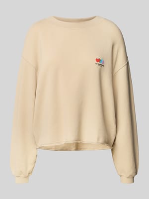 Oversized Sweatshirt mit Label-Print Modell 'ATUBAY' Shop The Look MANNEQUINE