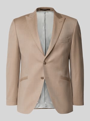 Marynarka na 2 guziki o kroju slim fit z żywej wełny Shop The Look MANNEQUINE