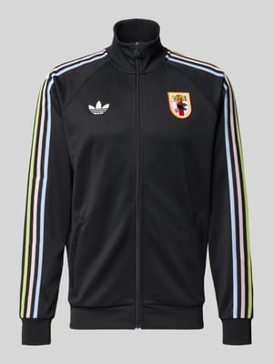 Regular Fit Trainingsjacke mit JFA-Applikation Shop The Look MANNEQUINE