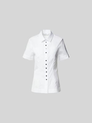 Hemdbluse mit Druckknopfleiste Shop The Look MANNEQUINE