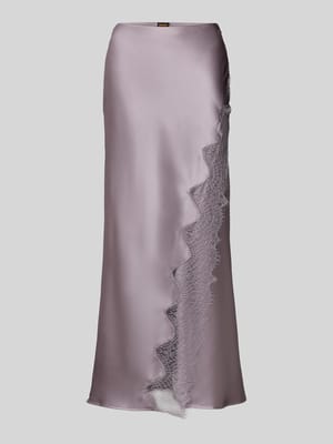 Maxi-Rock aus Satin Modell 'VLACE' Shop The Look MANNEQUINE