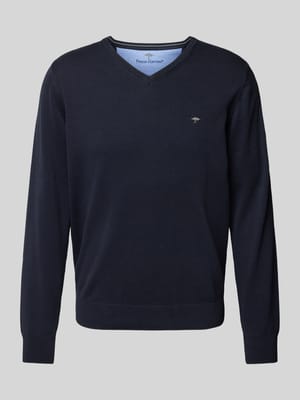 Pullover met V-hals Shop The Look MANNEQUINE