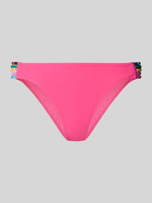 Figi bikini o kroju slim fit z ozdobnym obszyciem model 'ONYTA' Shop The Look MANNEQUINE