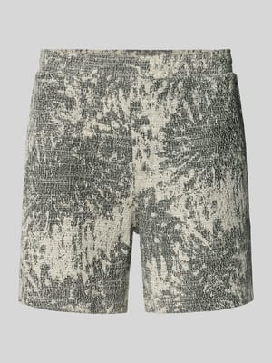 Korte broek met elastische band, model 'SAJABARI' Shop The Look MANNEQUINE