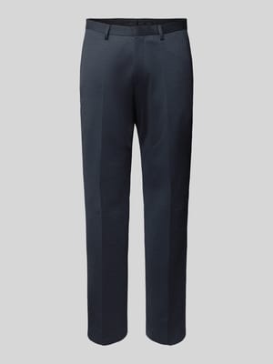 Regular fit pantalon met paspelzakken aan de achterkant, model 'Jersey' Shop The Look MANNEQUINE