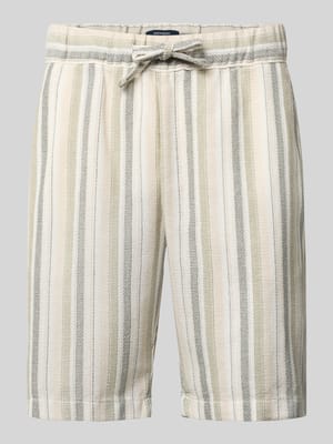Shorts mit elastischem Bund und Eingrifftaschen Shop The Look MANNEQUINE