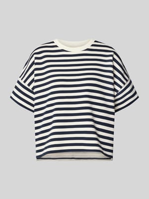 Boxy Fit T-Shirt im Allover-Look Shop The Look MANNEQUINE