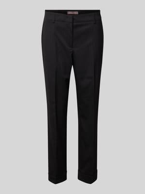 Slim fit pantalon met persplooien Shop The Look MANNEQUINE