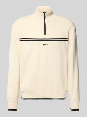 Regular fit schipperstrui van katoenmix, model 'ZONE' Shop The Look MANNEQUINE